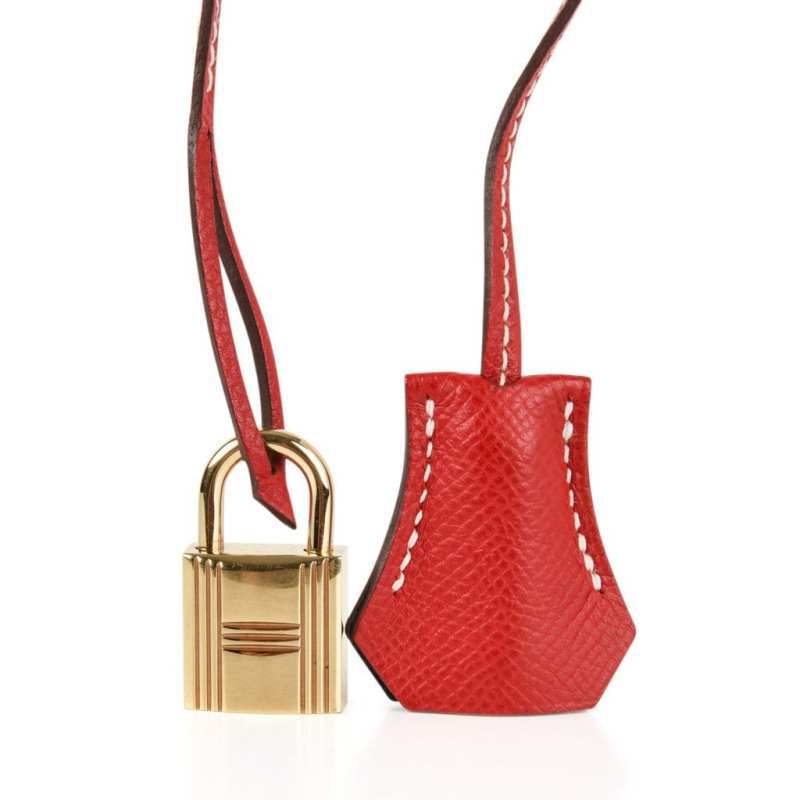 Birkin 35 Bag Rouge Casaque Candy Limited Edition Epsom Gold