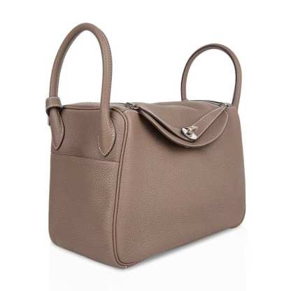 Lindy 30 Bag Coveted Etoupe Clemence Leather Palladium
