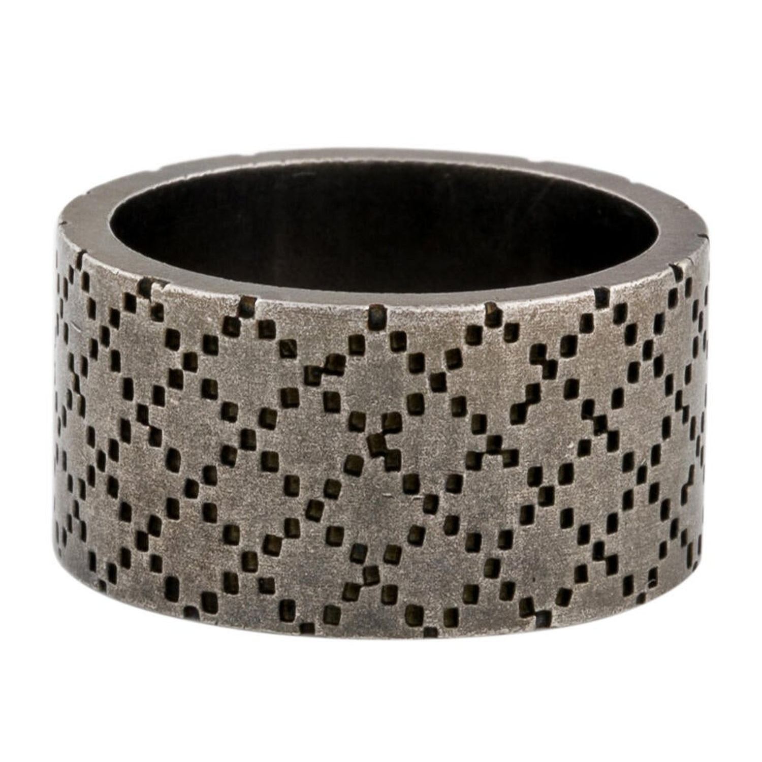 Enamel Wide Diamantissima Ring