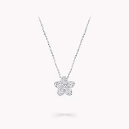 Wild Flower Pavé Diamond Pendant