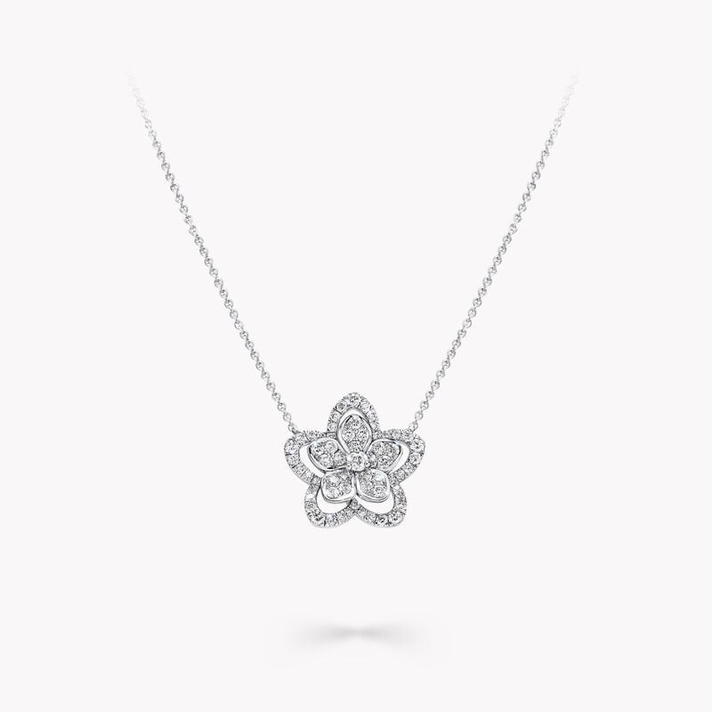 Wild Flower Diamond Pendant