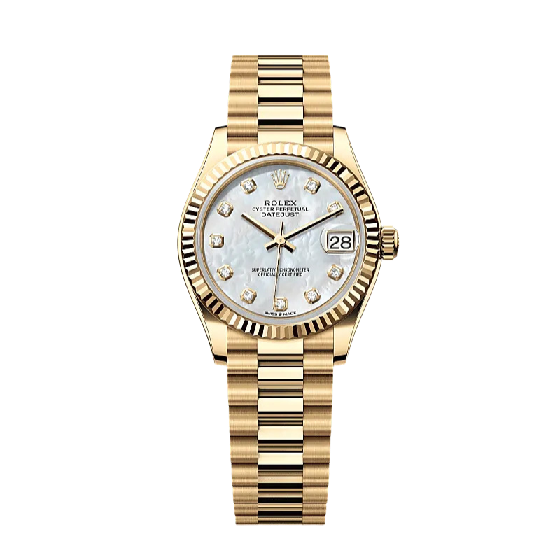 Rothtlex Datejust 31  Oyster, 31 mm, yellow gold  Reference m278278-0010