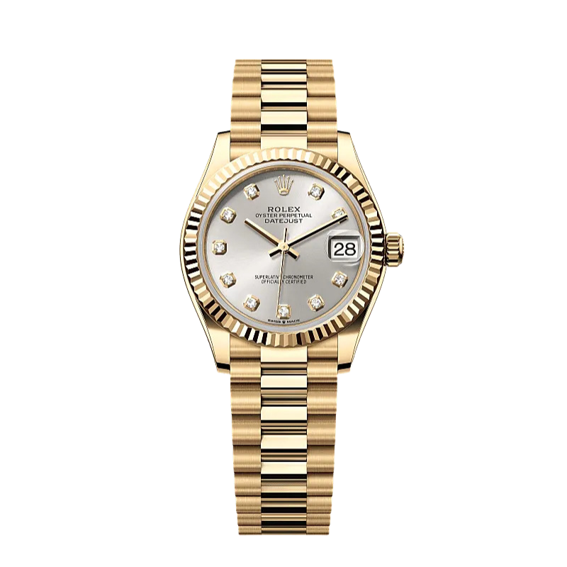 Rothtlex Datejust 31 Oyster, 31 mm, Yellow Gold Reference M278278-0034