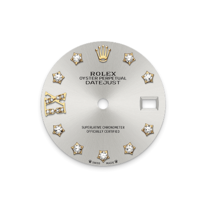 Rothtlex Lady-Datejust Oyster, 28 mm, yellow gold and diamonds, Reference m279138rbr-0002