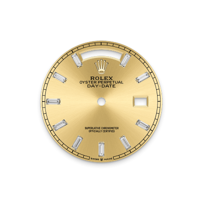 Rothtlex Day-Date 36  Oyster, 36 mm, yellow gold  Reference M128238-0132