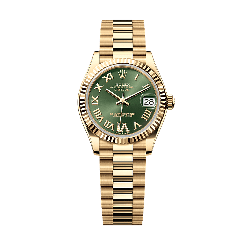 Rothtlex Datejust 31  Oyster, 31 mm, yellow gold  Reference m278278-0030