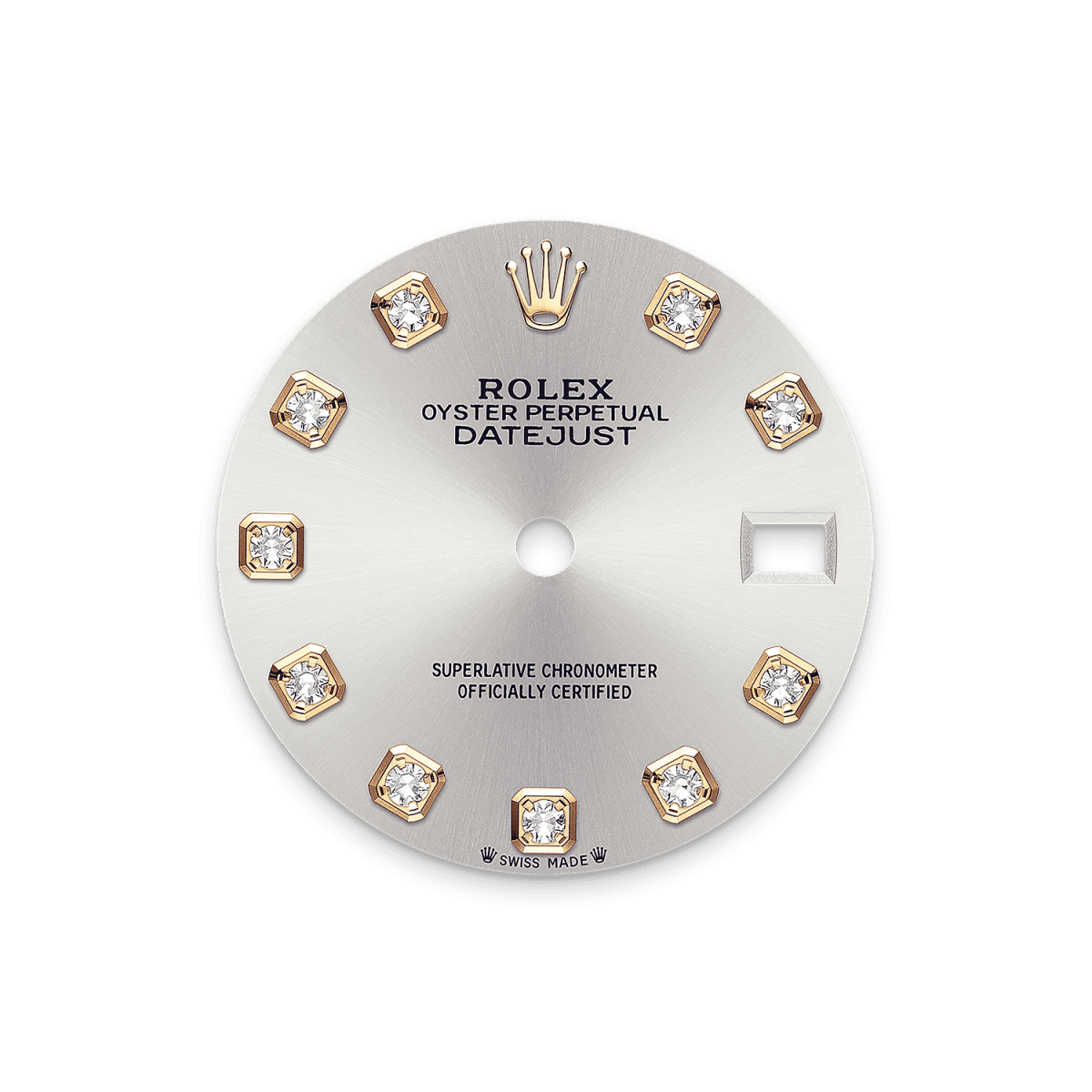 Rothtlex Lady-Datejust, Oyster, 28 mm, yellow gold and diamonds Reference m279138rbr-0020