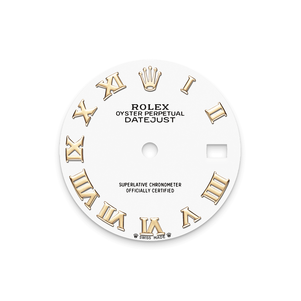 Rothtlex Lady-Datejust, Oyster, 28 mm, yellow gold and diamonds. Reference m279138rbr-0032