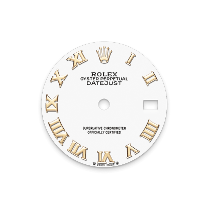 Rothtlex Lady-Datejust, Oyster, 28 mm, yellow gold and diamonds. Reference m279138rbr-0032