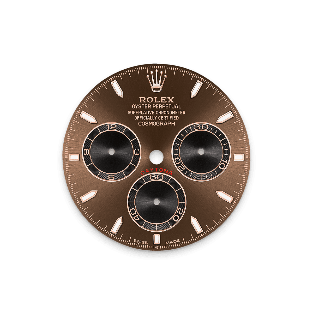 Rothtlex Cosmograph Daytona  Oyster, 40 mm, Everose gold  Reference m126515ln-0010