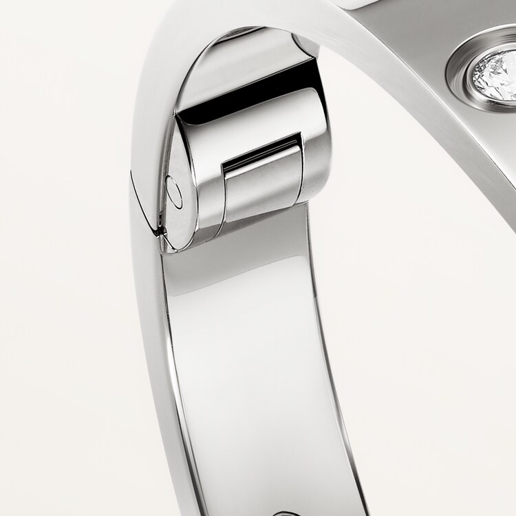 PANTHERE DE CARthtTIER WATCH SMALL MODEL & LOVE BRACELET CLASSIC MODEL, 4 DIAMONDS