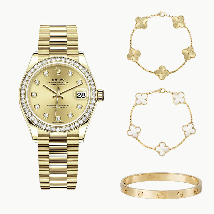 4‑Piece Datejust 31– Love, Clou & Clover