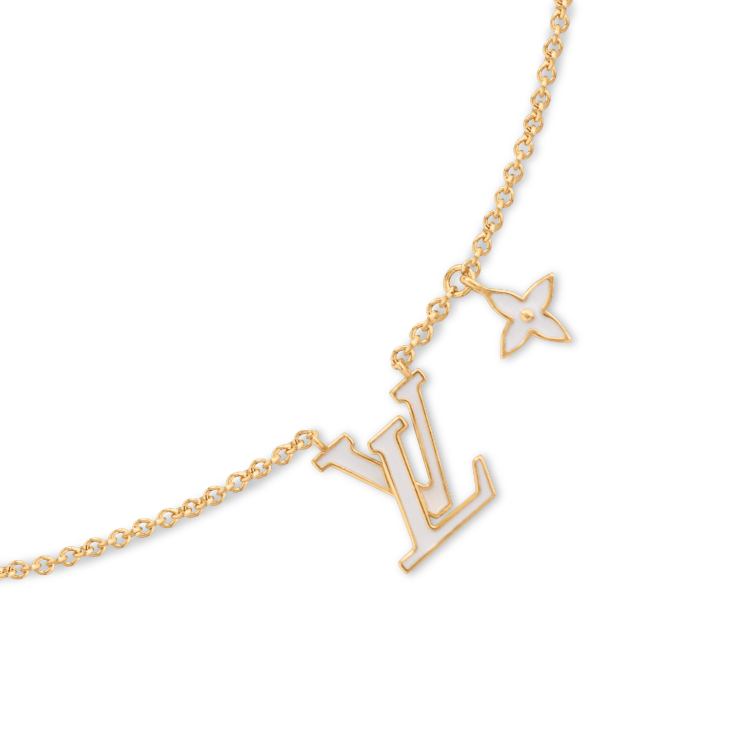 LthtV Iconic Enamel Necklace