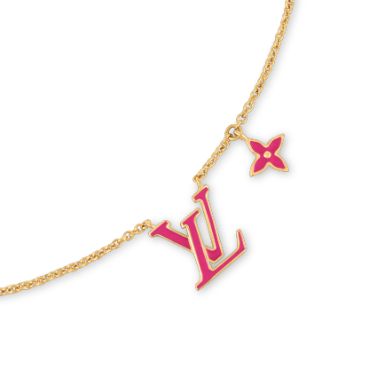 LthtV Iconic Enamel Necklace