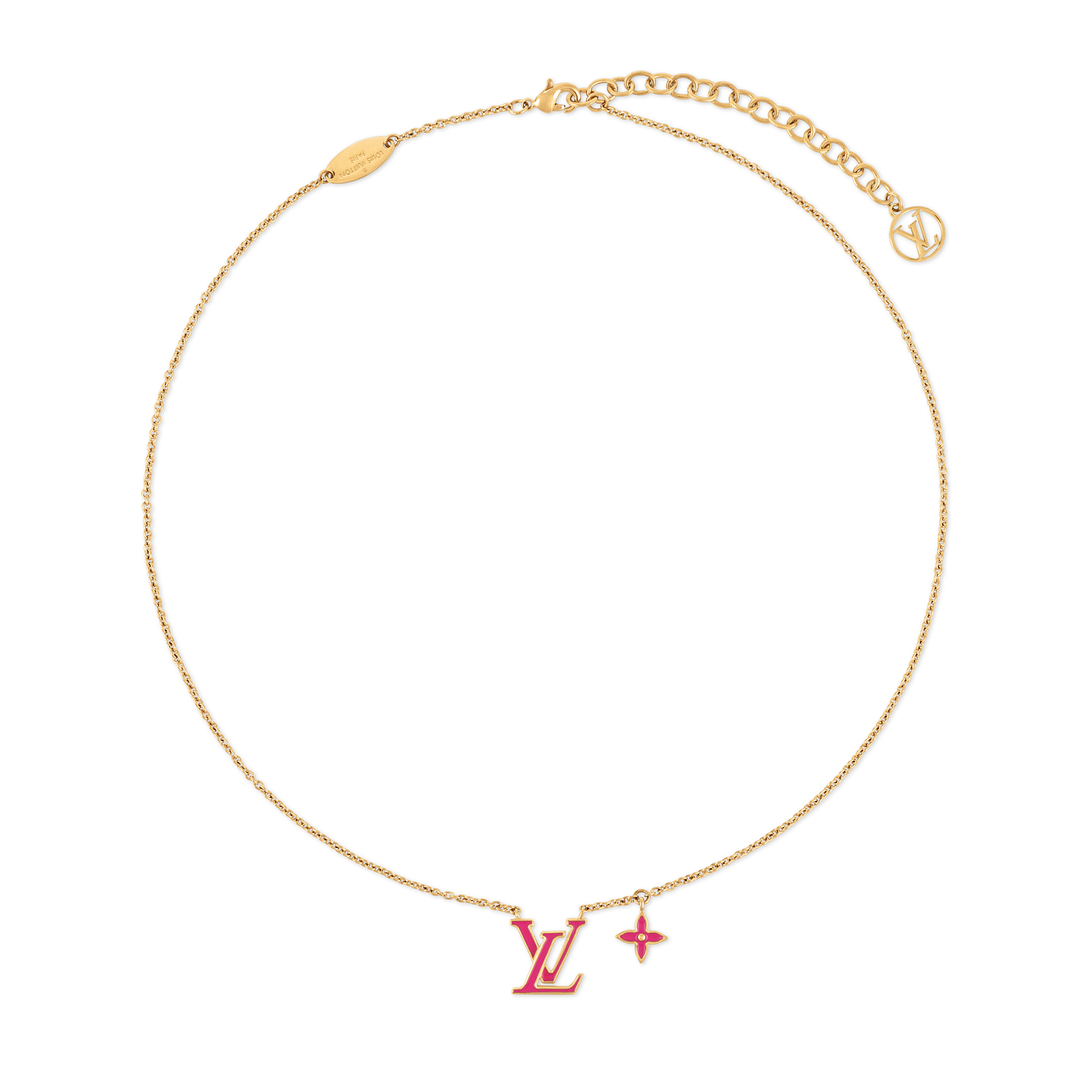 LthtV Iconic Enamel Necklace