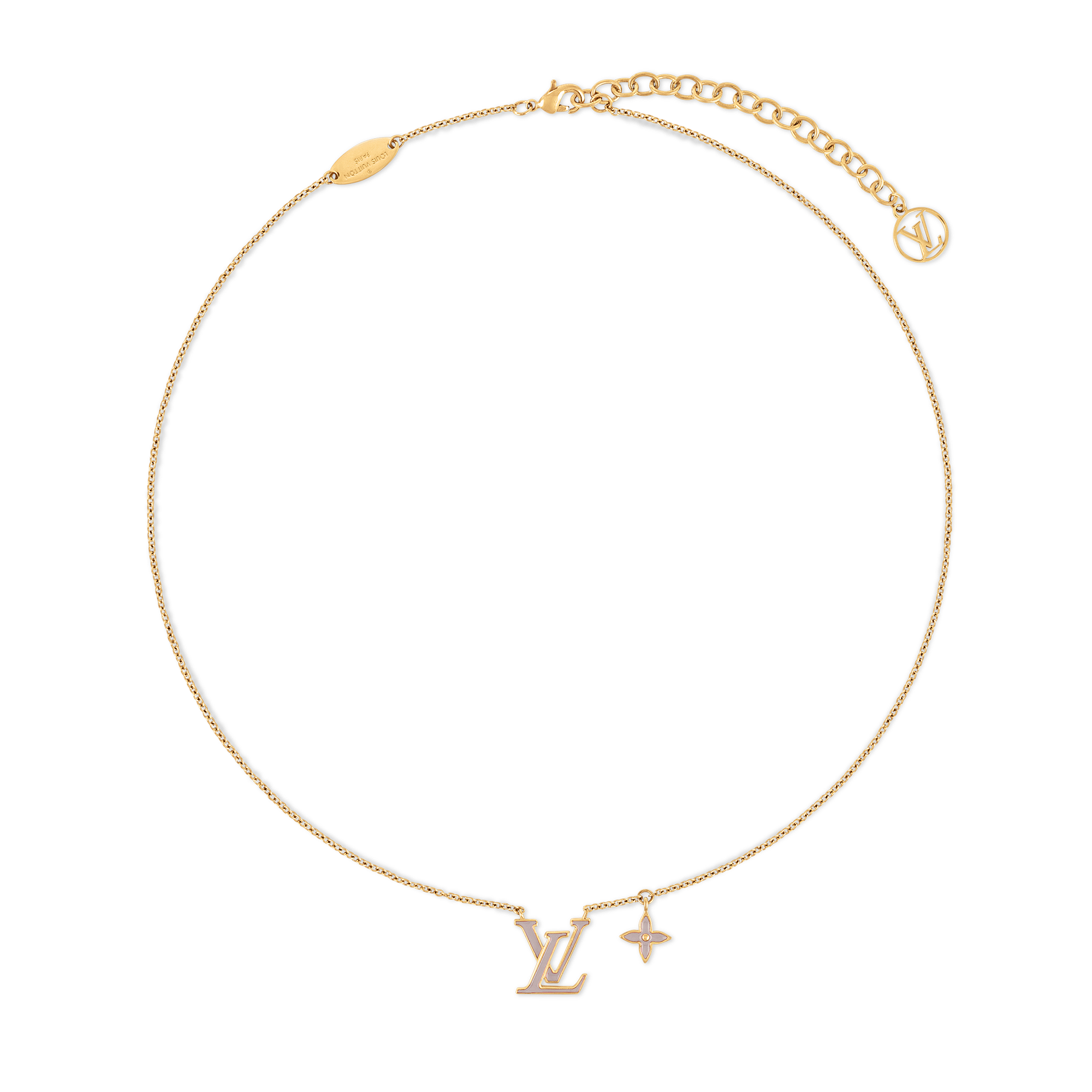 LthtV Iconic Enamel Necklace