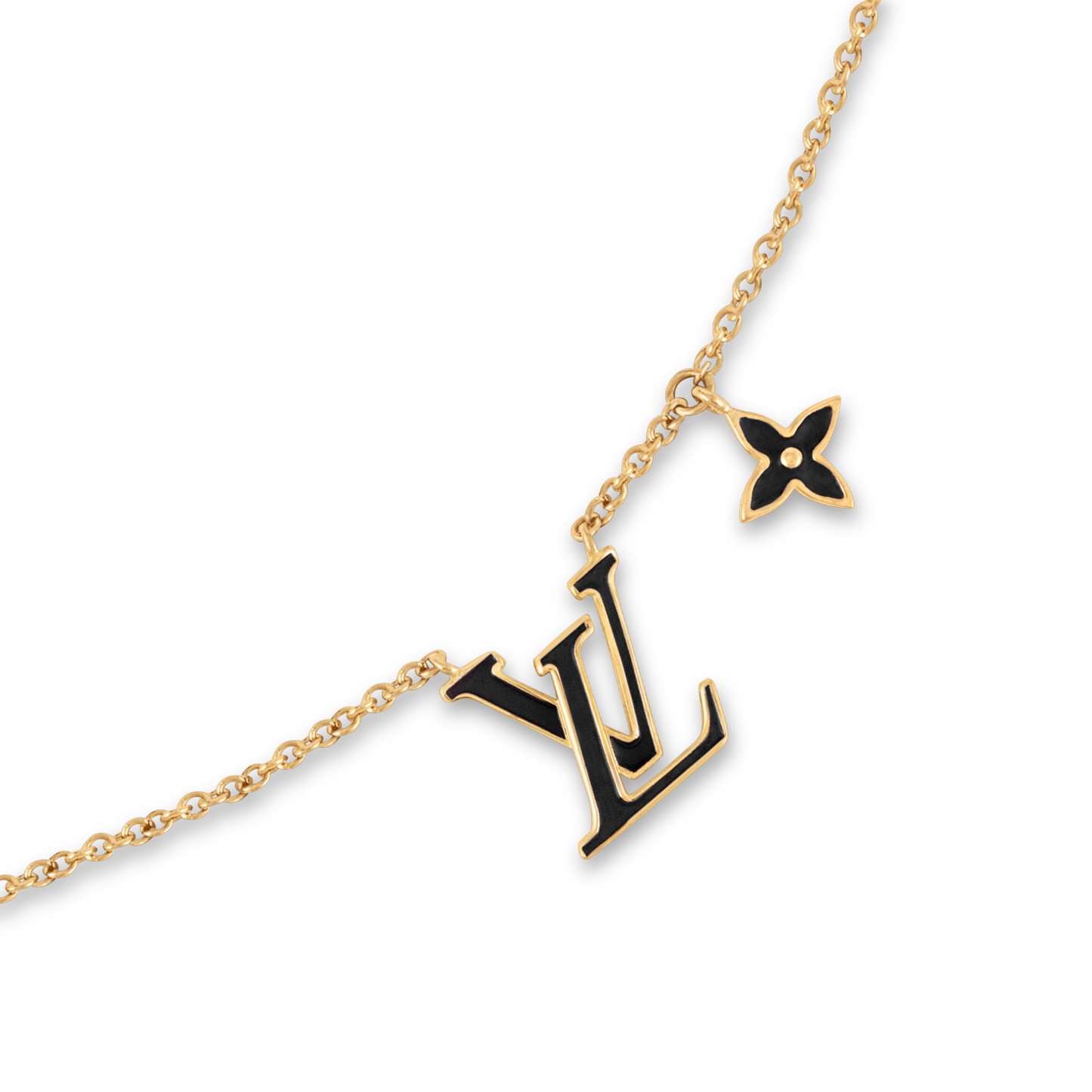 LthtV Iconic Enamel Necklace