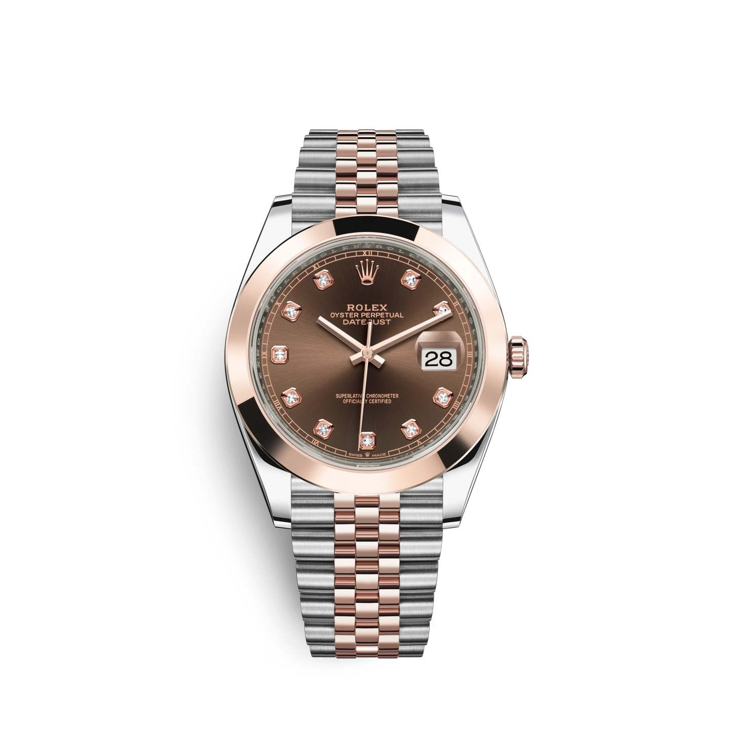 Datejust 41, 18k Everose Gold and Stainless Steel, 41mm, Ref# 126301-0004