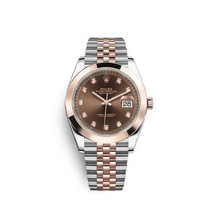 Datejust 41, 18k Everose Gold and Stainless Steel, 41mm, Ref# 126301-0004