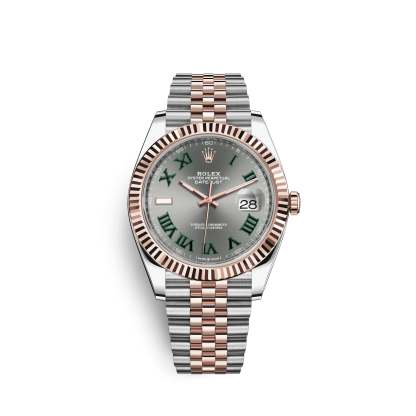 Datejust 41, 18k Everose Gold and Stainless Steel, 41mm, Ref# 126331-0016