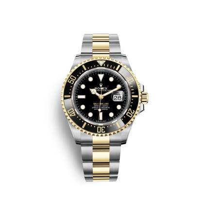 Sea-Dweller, Stainless Steel and 18k Yellow Gold, 43mm, Ref# 126603-0001