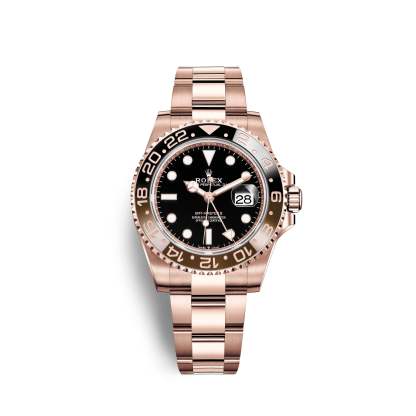 GMT-Master II Rootbeer, 18k Everose gold, 40mm, Ref# 126715chnr-0001
