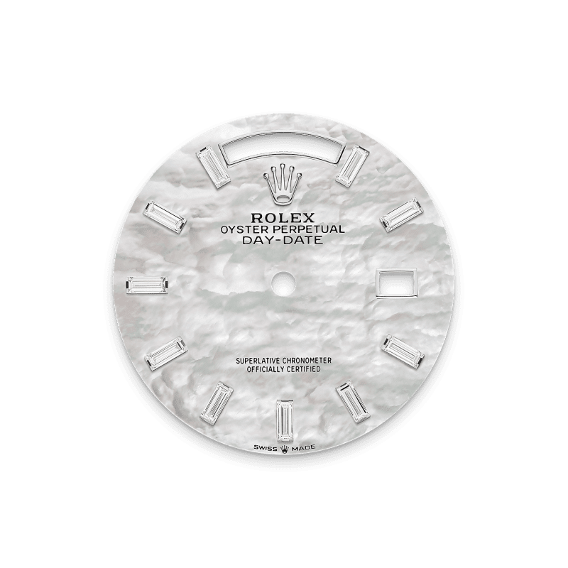 Day-Date 36  Oyster, 36 mm, white gold  Reference 128239