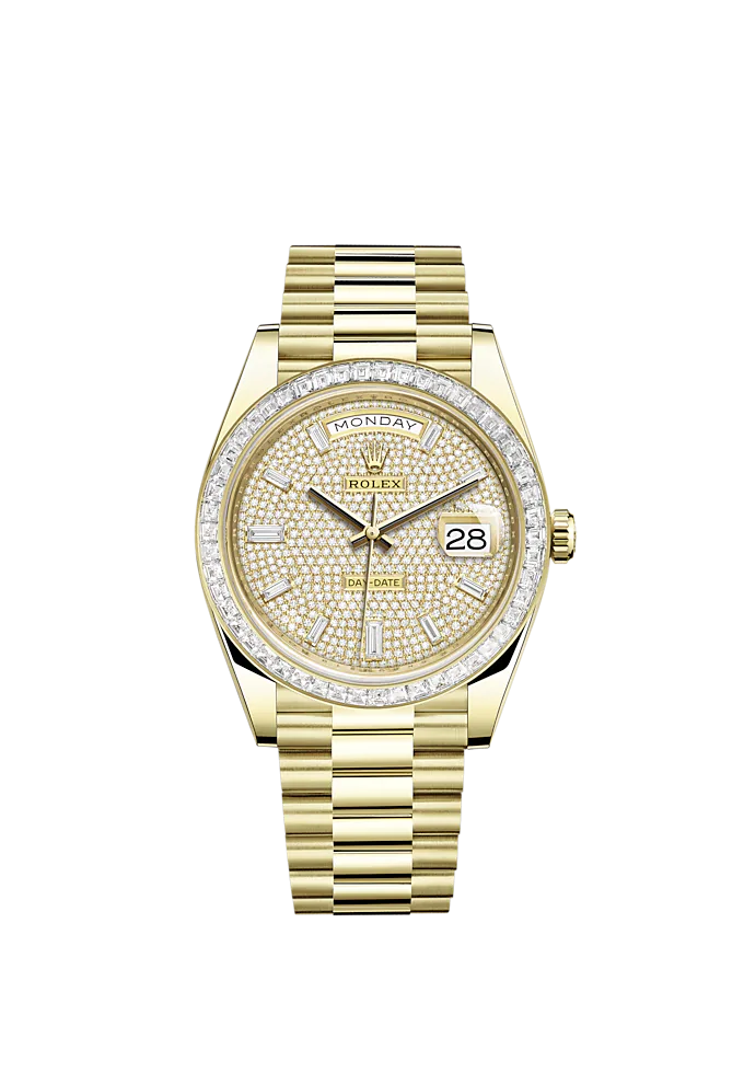Day-Date 40mm, 18k Yellow Gold, Ref# 228398tbr-0036