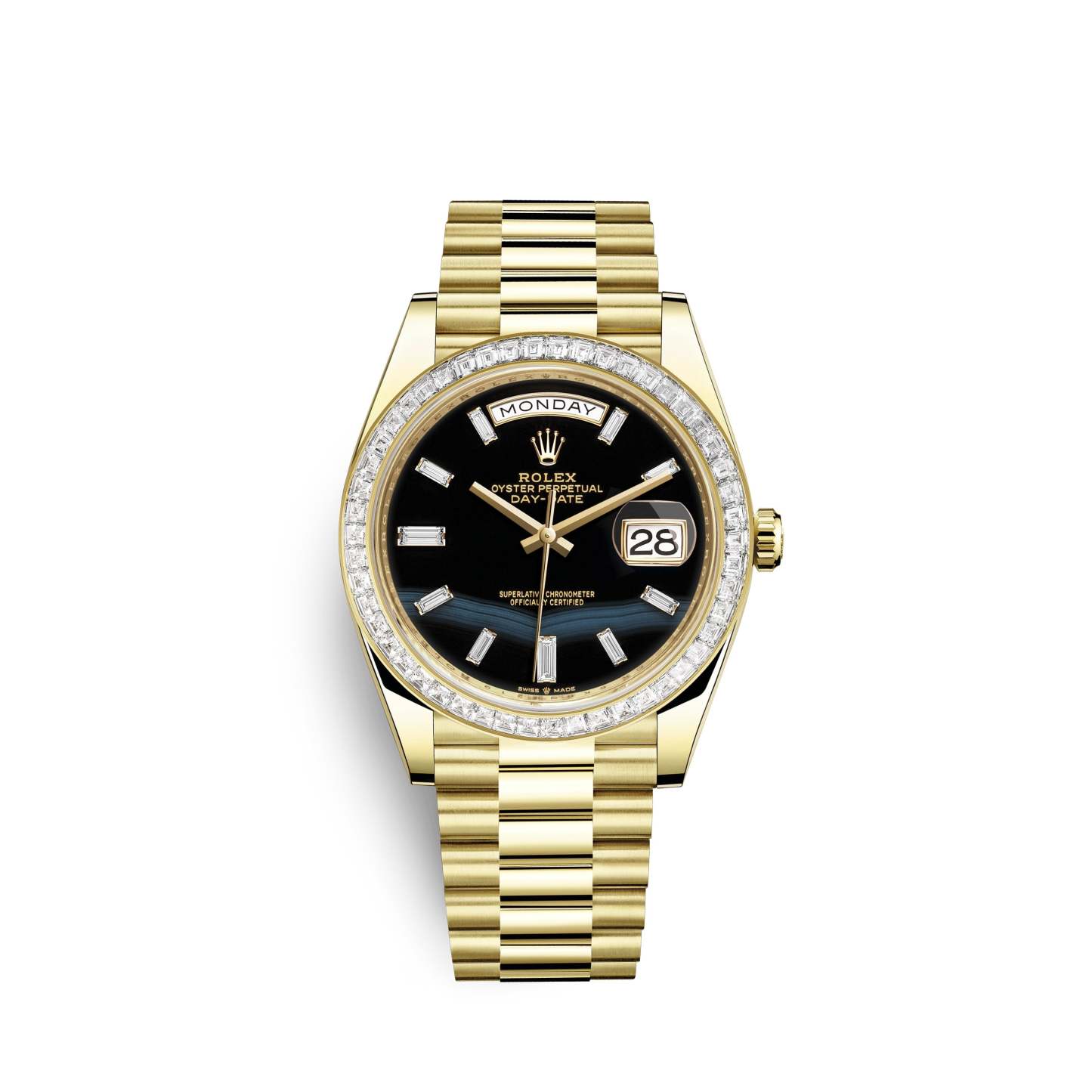 Day-Date, 40mm, 18k Yellow Gold and Diamonds, Ref# 228398tbr-0038