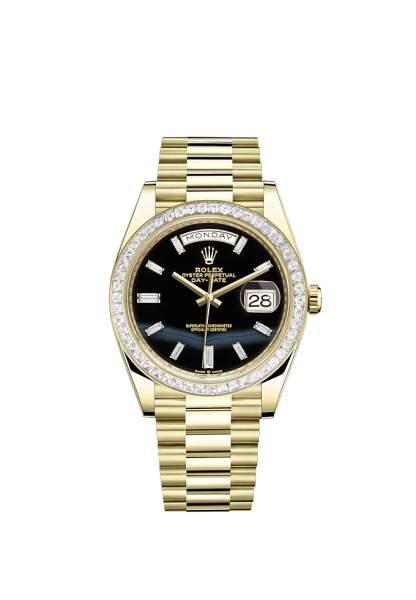 Day-Date, 40mm, 18k Yellow Gold and Diamonds, Ref# 228398tbr-0038