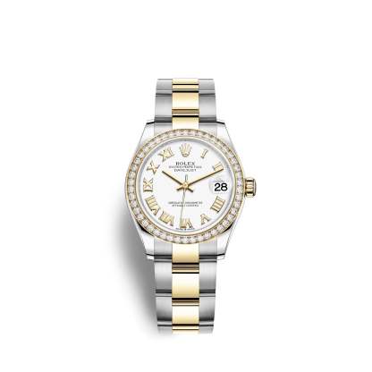 Datejust 31, Oystersteel, 18kt Yellow Gold and diamonds, Ref# 278383RBR-0001