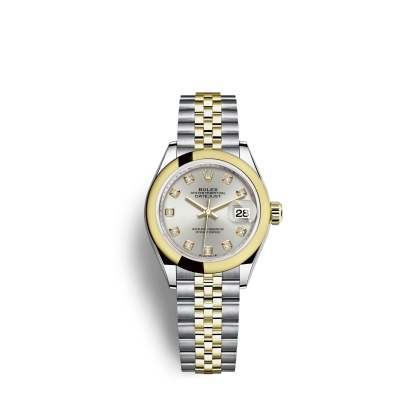Lady-Datejust 28, Oystersteel and 18k Yellow Gold, Ref# 279163-0007