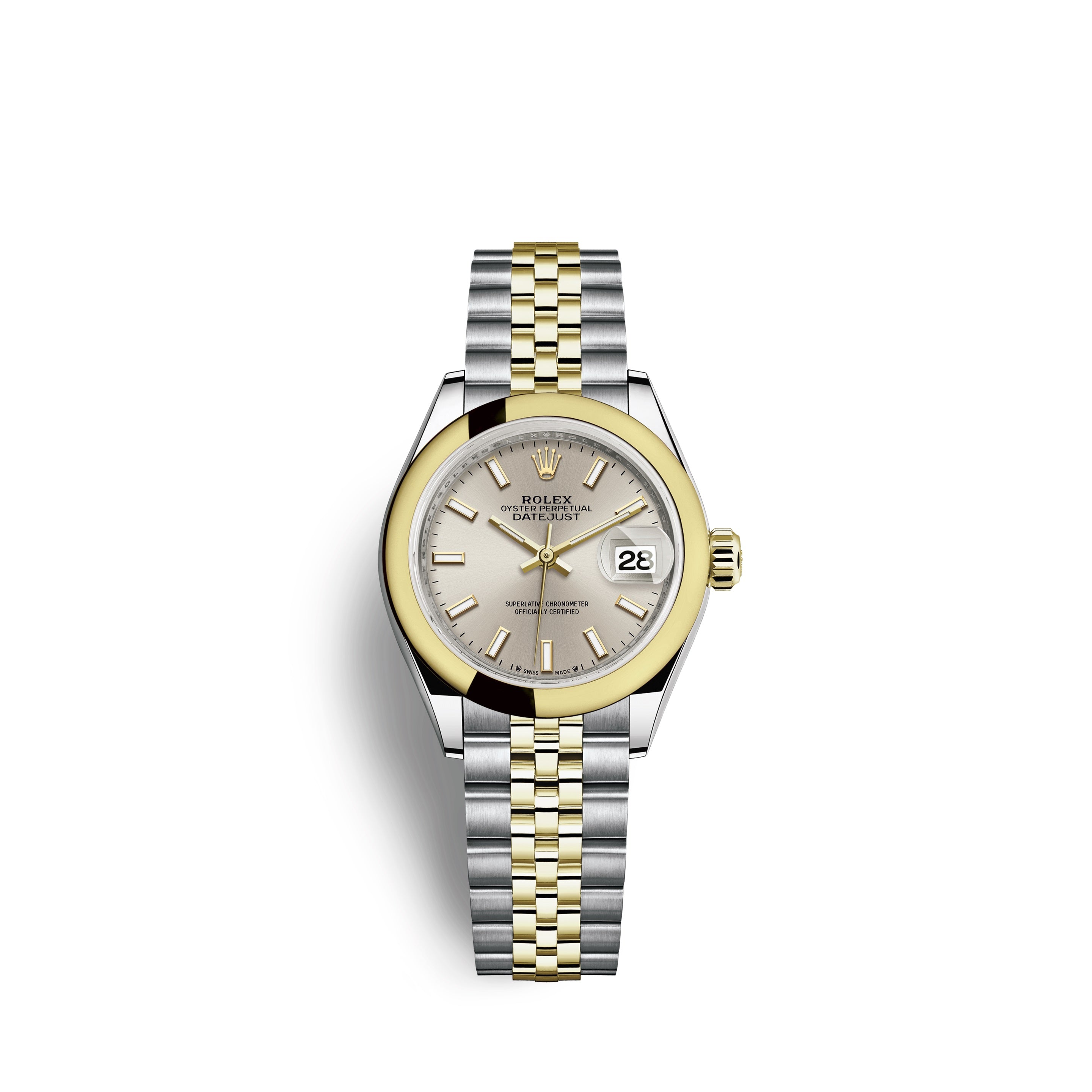 Lady-Datejust 28, Oystersteel and 18k Yellow Gold, Ref# 279163-0019