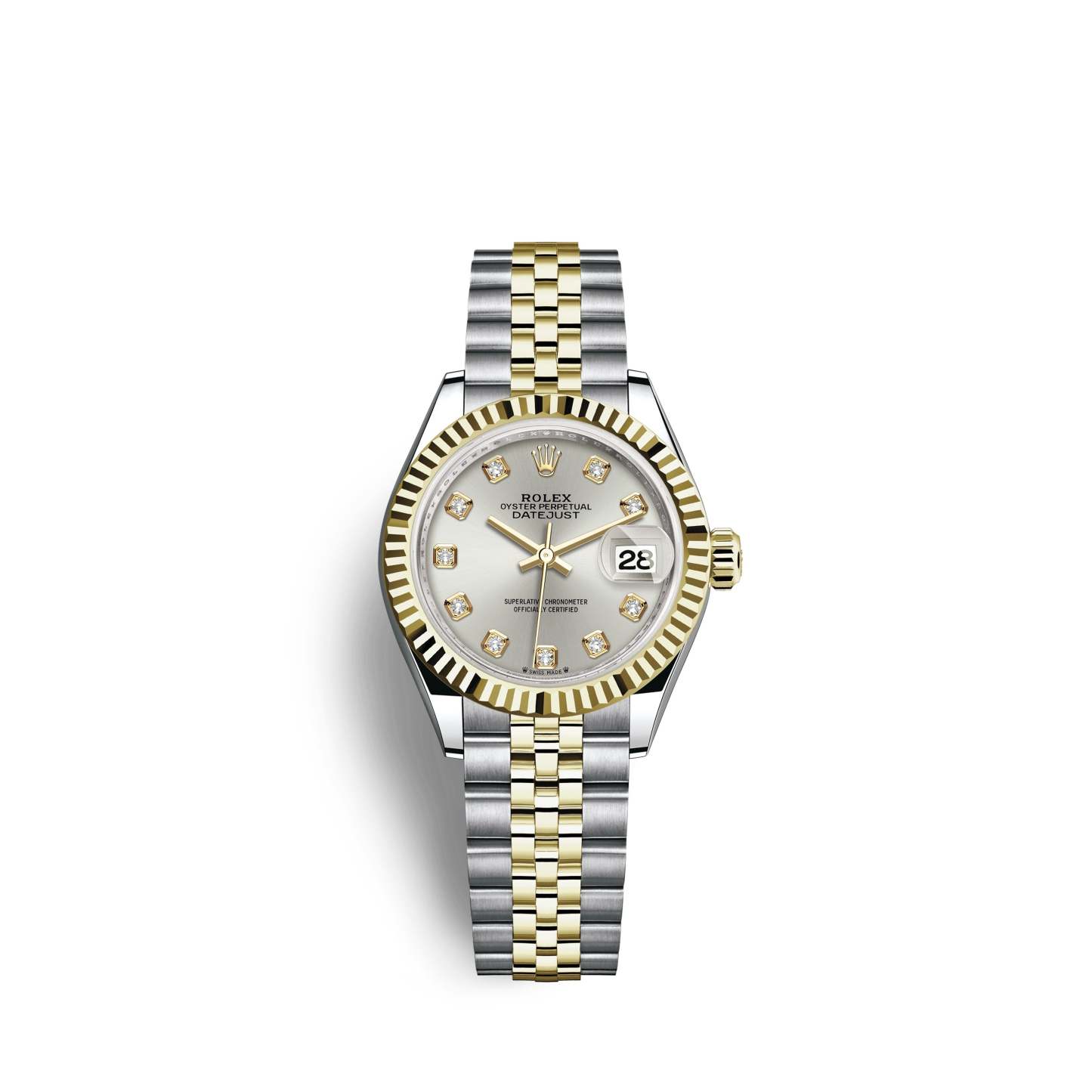 Lady-Datejust 28, Oystersteel and 18k Yellow Gold, Ref# 279173-0007