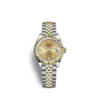 Lady-Datejust 28, Oystersteel and 18k Yellow Gold, Ref# 279173-0011