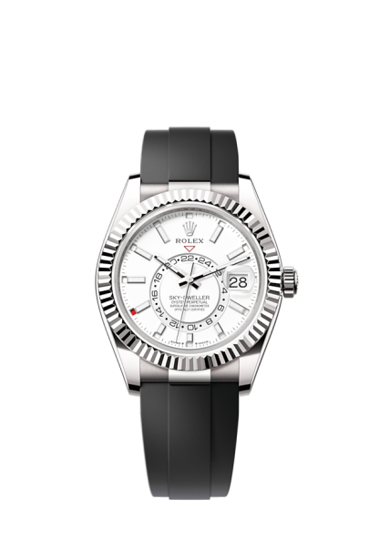 Sky-Dweller, 42mm, 18k White Gold, Ref# 336239-0003