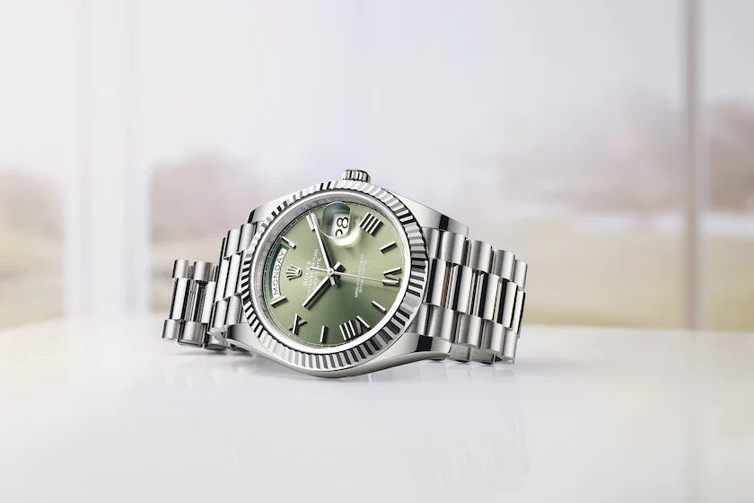 Day-Date 40 White gold Ref# 228239-0033