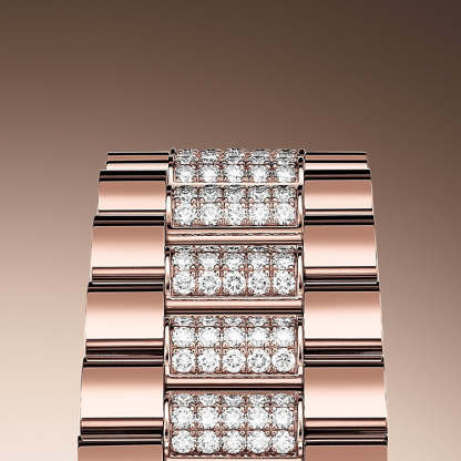 Day-Date 36, 18k Everose Gold with Diamond-set, 36mm, Ref# 128235-0065
