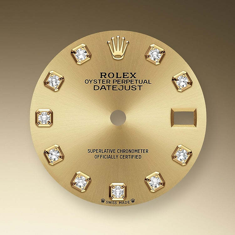 Lady-Datejust 28, 18kt Yellow Gold and diamonds, Ref# 279138RBR-0024