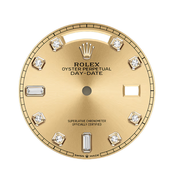 Rothtlex Day-Date 36  Oyster, 36 mm, yellow gold m128238-0008