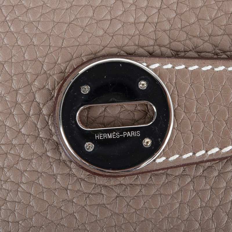 Lindy 30 Bag Coveted Etoupe Clemence Leather Palladium