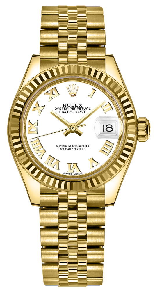 Lady-Datejust 28 White Dial Watch 279178-0030