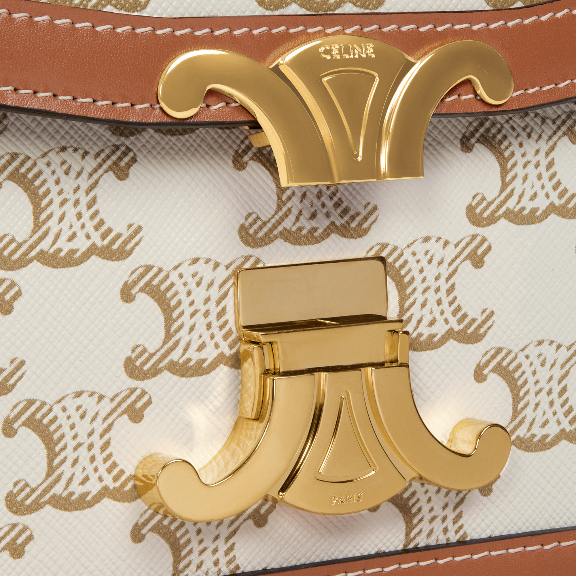 TEEN TRIOMPHE BAG in Triomphe Canvas and Calfskin