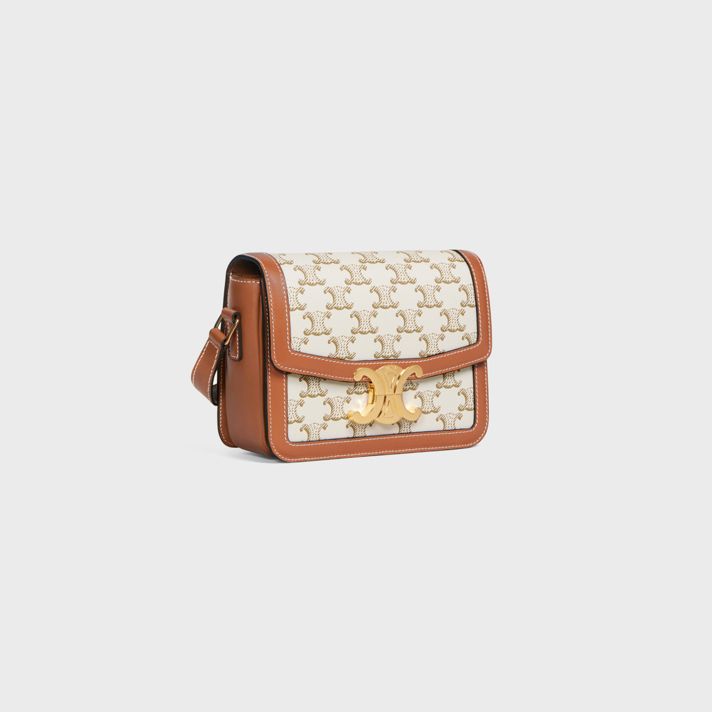 TEEN TRIOMPHE BAG in Triomphe Canvas and Calfskin