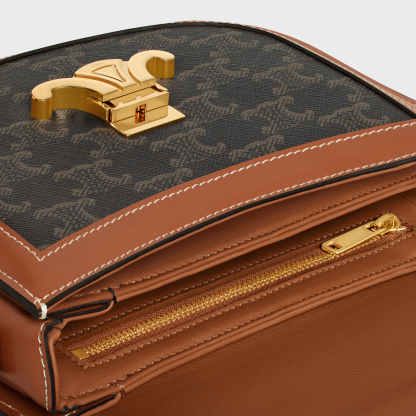 BESACE CLEA in Triomphe Canvas and Calfskin