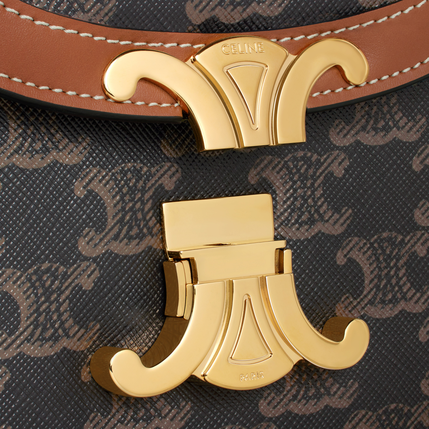 BESACE CLEA in Triomphe Canvas and Calfskin