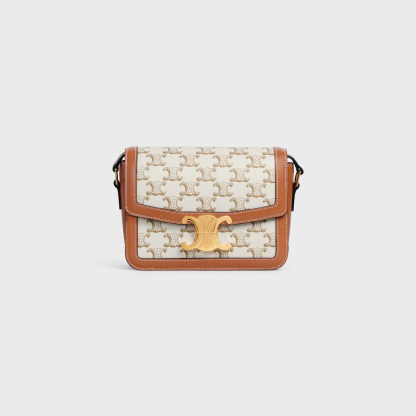 TEEN TRIOMPHE BAG in Triomphe Canvas and Calfskin