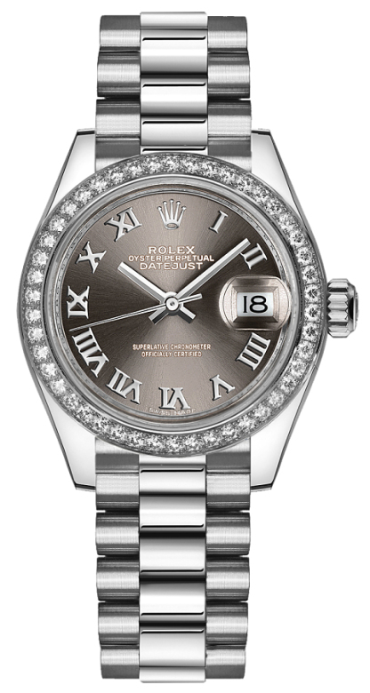 Lady-Datejust 28 Platinum Women's Watch 279136RBR-0010