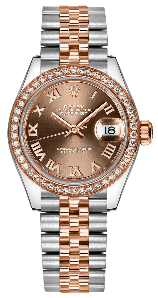 Lady-Datejust 28 Women's Gold & Steel Watch 279381RBR-0009