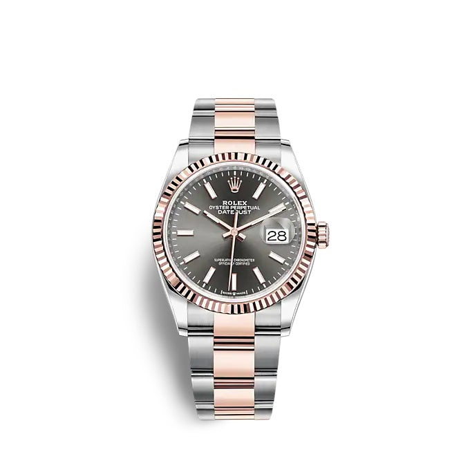 Datejust 36 Oystersteel and Everose gold Ref# 126231-0014